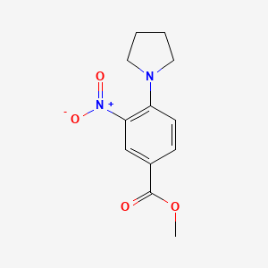 Methyl 3-nitro-4-(pyrrolidin-1-yl)benzoate
