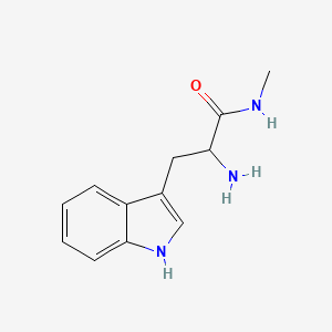 molecular formula C12H15N3O B2893798 2-Amino-3-(1H-indol-3-yl)-N-methylpropanamide CAS No. 1237829-60-5