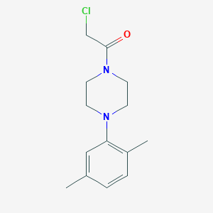 molecular formula C14H19ClN2O B2893804 2-Chloro-1-[4-(2,5-dimethylphenyl)piperazin-1-yl]ethanone CAS No. 896519-69-0
