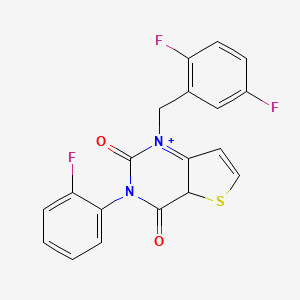 1-[(2,5-difluorophenyl)methyl]-3-(2-fluorophenyl)-1H,2H,3H,4H-thieno[3,2-d]pyrimidine-2,4-dione