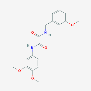 molecular formula C18H20N2O5 B2893843 N1-(3,4-二甲氧基苯基)-N2-(3-甲氧基苄基)草酰胺 CAS No. 839680-92-1