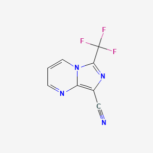6-(Trifluoromethyl)imidazo[1,5-a]pyrimidine-8-carbonitrile
