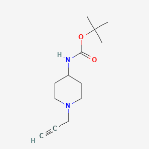 molecular formula C13H22N2O2 B2893888 tert-butyl N-[1-(prop-2-yn-1-yl)piperidin-4-yl]carbamate CAS No. 2031258-61-2