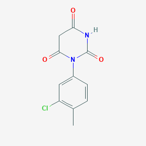 molecular formula C11H9ClN2O3 B2893891 1-(3-氯-4-甲基苯基)嘧啶-2,4,6(1H,3H,5H)-三酮 CAS No. 879068-92-5