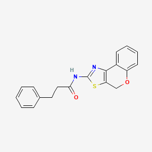 N-(4H-chromeno[4,3-d]thiazol-2-yl)-3-phenylpropanamide