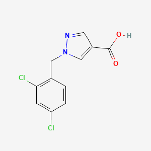 1-(2,4-dichlorobenzyl)-1H-pyrazole-4-carboxylic acid