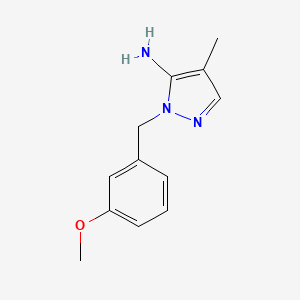 1-(3-Methoxybenzyl)-4-methyl-1H-pyrazol-5-amine