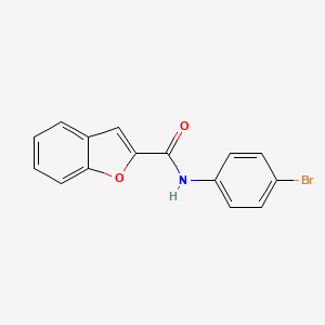 molecular formula C15H10BrNO2 B2893978 N-(4-Bromophenyl)benzofuran-2-carboxamide CAS No. 92425-10-0
