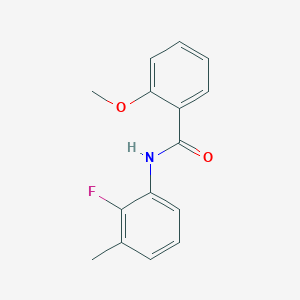 molecular formula C15H14FNO2 B2893987 N-(2-Fluoro-3-methylphenyl)-2-methoxybenzamide CAS No. 1421261-93-9