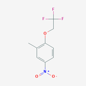 1-(Trifluoroethoxy)-2-methyl-4-nitrobenzene