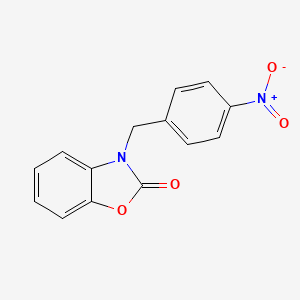 molecular formula C14H10N2O4 B2894009 3-(4-nitrobenzyl)-1,3-benzoxazol-2(3H)-one CAS No. 313986-04-8