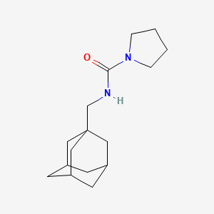 molecular formula C16H26N2O B2894036 N-(1-金刚烷基甲基)吡咯烷-1-甲酰胺 CAS No. 126334-15-4