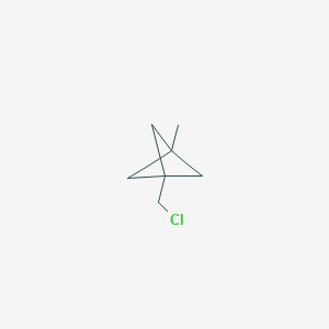 molecular formula C7H11Cl B2894051 1-(Chloromethyl)-3-methylbicyclo[1.1.1]pentane CAS No. 2287287-24-3