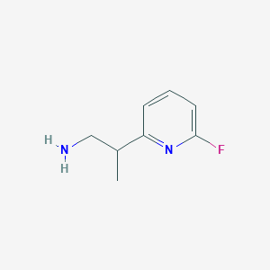 2-(6-Fluoropyridin-2-yl)propan-1-amine