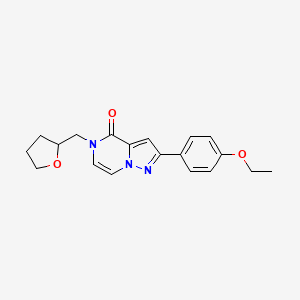 2-(4-Ethoxyphenyl)-5-(oxolan-2-ylmethyl)pyrazolo[1,5-a]pyrazin-4-one