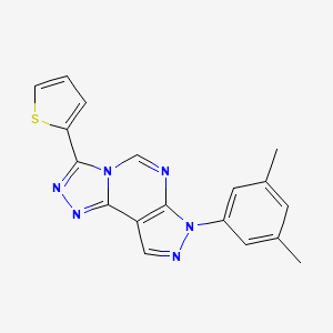 7-(3,5-dimethylphenyl)-3-(thiophen-2-yl)-7H-pyrazolo[4,3-e][1,2,4]triazolo[4,3-c]pyrimidine