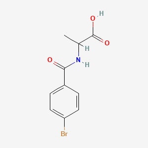 2-[(4-Bromophenyl)formamido]propanoic acid