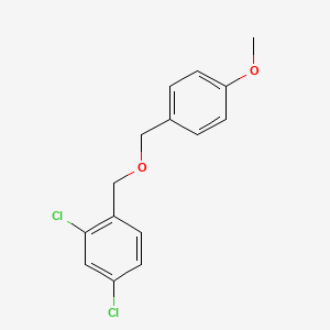 molecular formula C15H14Cl2O2 B2894111 2,4-二氯-1-(((4-甲氧基苄基)氧基)甲基)苯 CAS No. 1956322-92-1