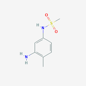 molecular formula C8H12N2O2S B2894139 N-(3-氨基-4-甲基苯基)甲磺酰胺 CAS No. 84814-55-1