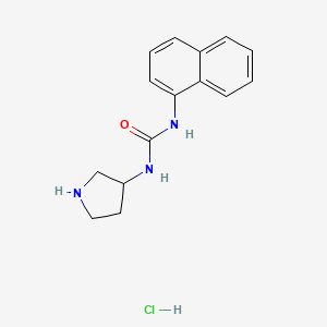 1-Naphthalen-1-yl-3-pyrrolidin-3-ylurea;hydrochloride