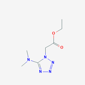 molecular formula C7H13N5O2 B2894151 2-[5-(二甲氨基)-1H-1,2,3,4-四唑-1-基]乙酸乙酯 CAS No. 321432-52-4