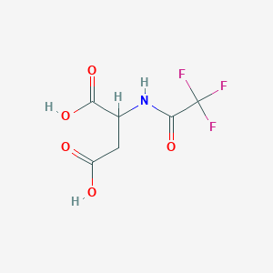 molecular formula C6H6F3NO5 B2894179 2-(Trifluoroacetamido)butanedioic acid CAS No. 200876-77-3