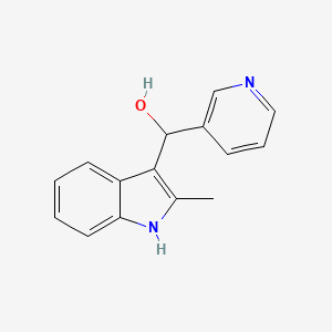 (2-methyl-1H-indol-3-yl)(pyridin-3-yl)methanol