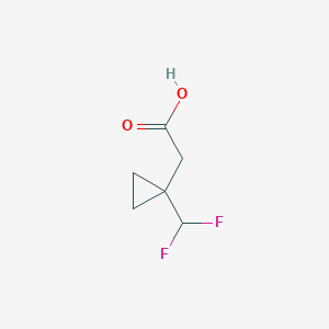 2-[1-(Difluoromethyl)cyclopropyl]acetic acid