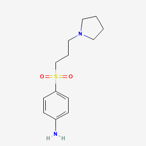 4-[3-(Pyrrolidin-1-yl)propanesulfonyl]aniline