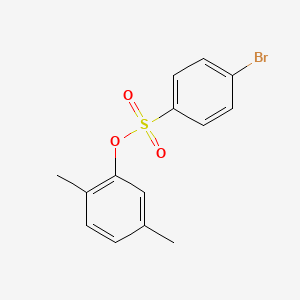 molecular formula C14H13BrO3S B2894264 2,5-Dimethylphenyl 4-bromobenzenesulfonate CAS No. 433971-03-0
