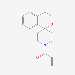 molecular formula C16H19NO2 B2894270 1-Spiro[3,4-dihydroisochromene-1,4'-piperidine]-1'-ylprop-2-en-1-one CAS No. 2188733-98-2