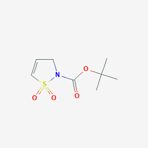 molecular formula C8H13NO4S B2894306 Tert-butyl 1,1-dioxo-3H-1,2-thiazole-2-carboxylate CAS No. 2344679-59-8