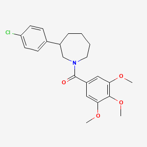 (3-(4-Chlorophenyl)azepan-1-yl)(3,4,5-trimethoxyphenyl)methanone