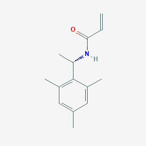 N-[(1S)-1-(2,4,6-Trimethylphenyl)ethyl]prop-2-enamide