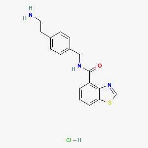 N-[[4-(2-Aminoethyl)phenyl]methyl]-1,3-benzothiazole-4-carboxamide;hydrochloride