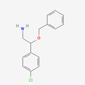 2-(Benzyloxy)-2-(4-chlorophenyl)ethanamine