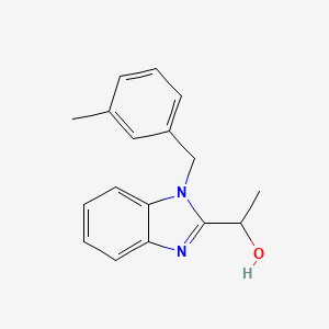 1-[1-(3-methylbenzyl)-1H-benzimidazol-2-yl]ethanol