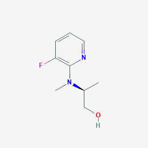molecular formula C9H13FN2O B2894446 (2S)-2-[(3-fluoropyridin-2-yl)(methyl)amino]propan-1-ol CAS No. 1867629-49-9