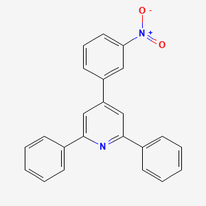 molecular formula C23H16N2O2 B2894516 4-(3-硝基苯基)-2,6-二苯基吡啶 CAS No. 65130-18-9