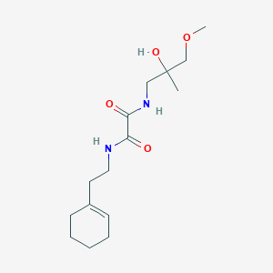 molecular formula C15H26N2O4 B2894525 N1-(2-(cyclohex-1-en-1-yl)ethyl)-N2-(2-hydroxy-3-methoxy-2-methylpropyl)oxalamide CAS No. 1334369-47-9