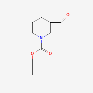 molecular formula C14H23NO3 B2894543 Tert-butyl 8,8-dimethyl-7-oxo-2-azabicyclo[4.2.0]octane-2-carboxylate CAS No. 2044712-84-5