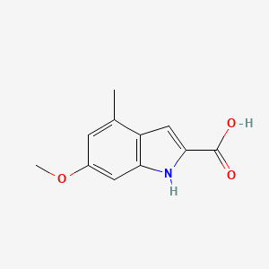 molecular formula C11H11NO3 B2894609 6-Methoxy-4-methyl-1H-indole-2-carboxylic acid CAS No. 1158787-40-6