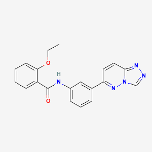 molecular formula C20H17N5O2 B2894615 2-ethoxy-N-[3-([1,2,4]triazolo[4,3-b]pyridazin-6-yl)phenyl]benzamide CAS No. 891113-46-5