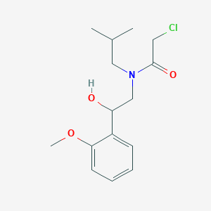 2-Chloro-N-[2-hydroxy-2-(2-methoxyphenyl)ethyl]-N-(2-methylpropyl)acetamide