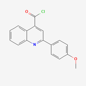 molecular formula C17H12ClNO2 B2894620 2-(4-methoxyphenyl)quinoline-4-carbonyl Chloride CAS No. 803640-64-4