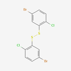 molecular formula C12H6Br2Cl2S2 B2894631 Di(5-Bromo-2-chlorophenyl)disulfide CAS No. 792952-65-9