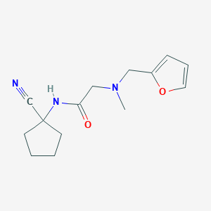 N-(1-cyanocyclopentyl)-2-{[(furan-2-yl)methyl](methyl)amino}acetamide
