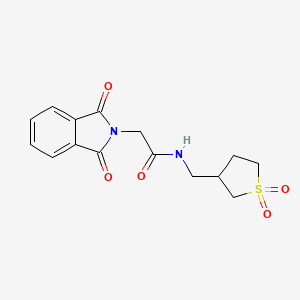 N-((1,1-dioxidotetrahydrothiophen-3-yl)methyl)-2-(1,3-dioxoisoindolin-2-yl)acetamide