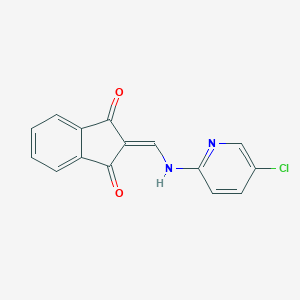 2-[[(5-chloropyridin-2-yl)amino]methylidene]indene-1,3-dione