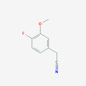 molecular formula C9H8FNO B2894703 2-(4-Fluoro-3-methoxyphenyl)acetonitrile CAS No. 850565-37-6